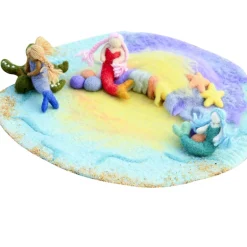 Round Mermaid Cove Play Mat