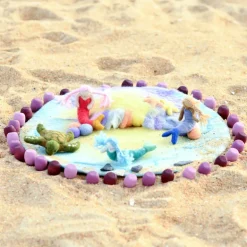 Round Mermaid Cove Play Mat