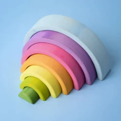 Small Wooden Rainbow - Pastel