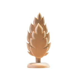 Small Wooden Thuja Tree - Natural