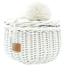 Wicker Basket Small - White