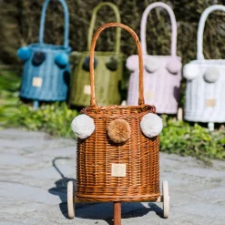 Wicker Market Buggy - Natural