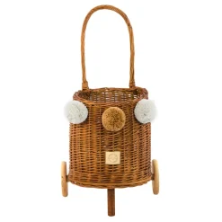 Wicker Market Buggy - Natural