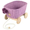 Wicker Pull Cart - Heather
