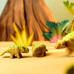 Wooden Ankylosaurus Baby