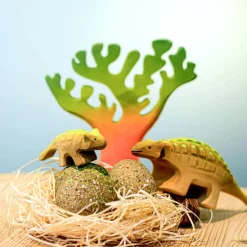 Wooden Ankylosaurus Eggs