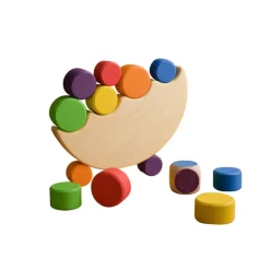 Wooden Balance Game - Rainbow