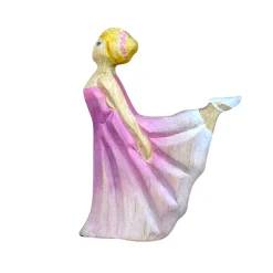 Wooden Ballerina - Pink Dress