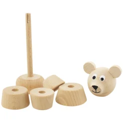 Wooden Bear Stacking Puzzle - Edmond