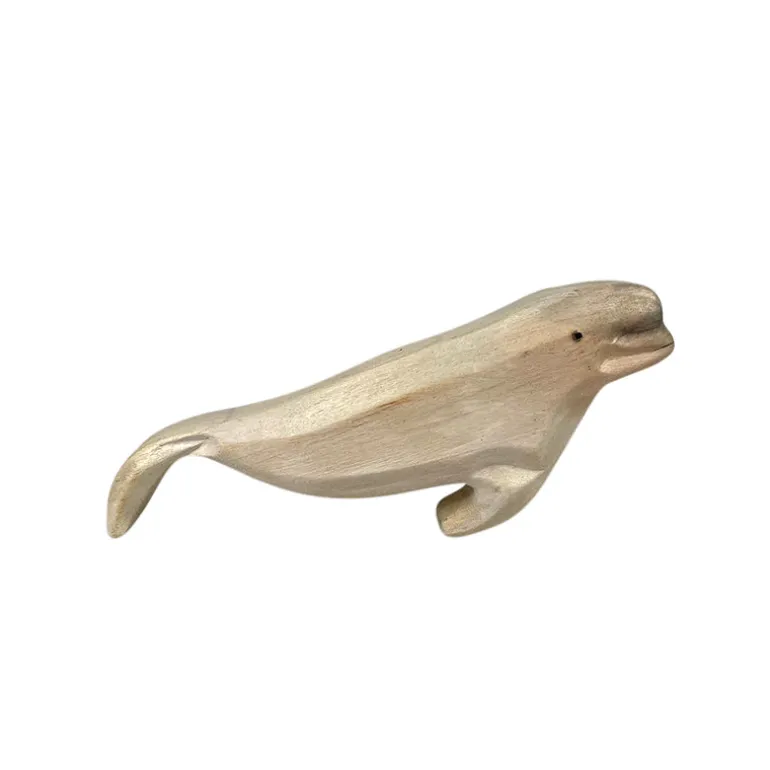 Wooden Beluga Whale