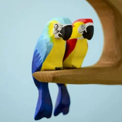 Wooden Blue Macaw