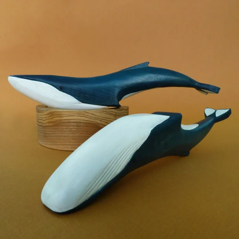 Wooden Blue Whale