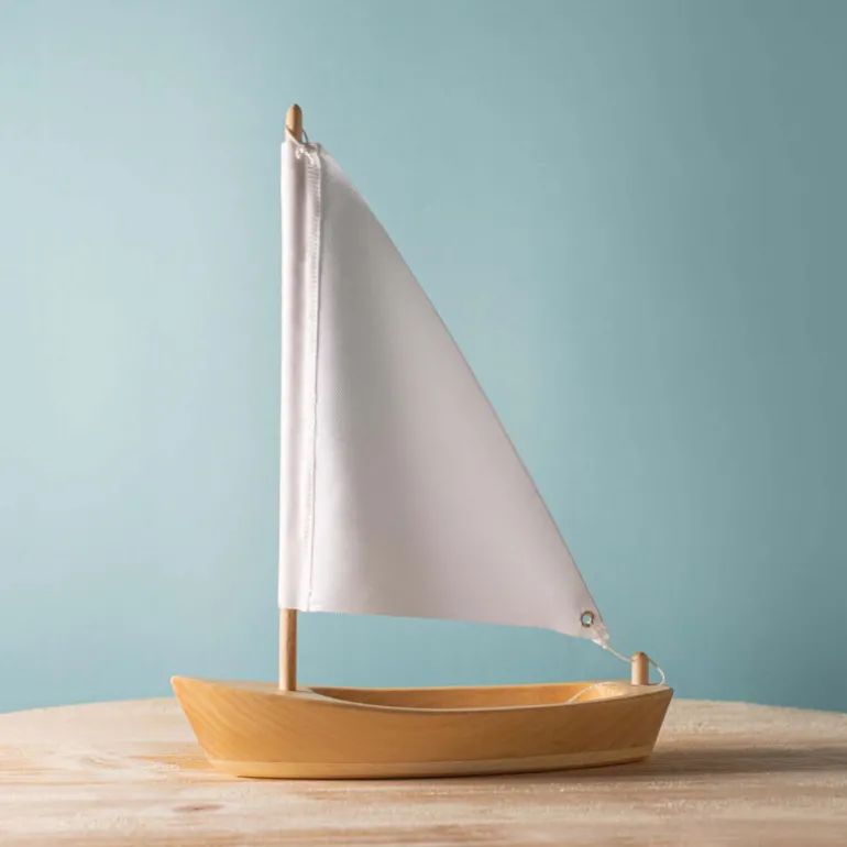 Wooden Boat - White
