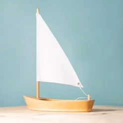 Wooden Boat - White