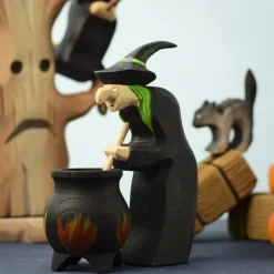 Wooden Brewing Witch