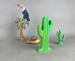 Wooden Cactus - Large