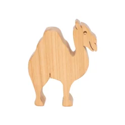 Wooden Camel Figure