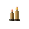 Wooden Candles - Set Of 2