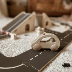 Wooden Car With Passengers