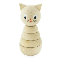 Wooden Cat Stacking Puzzle - Whiskers