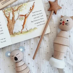 Wooden Cat Stacking Puzzle - Chloe