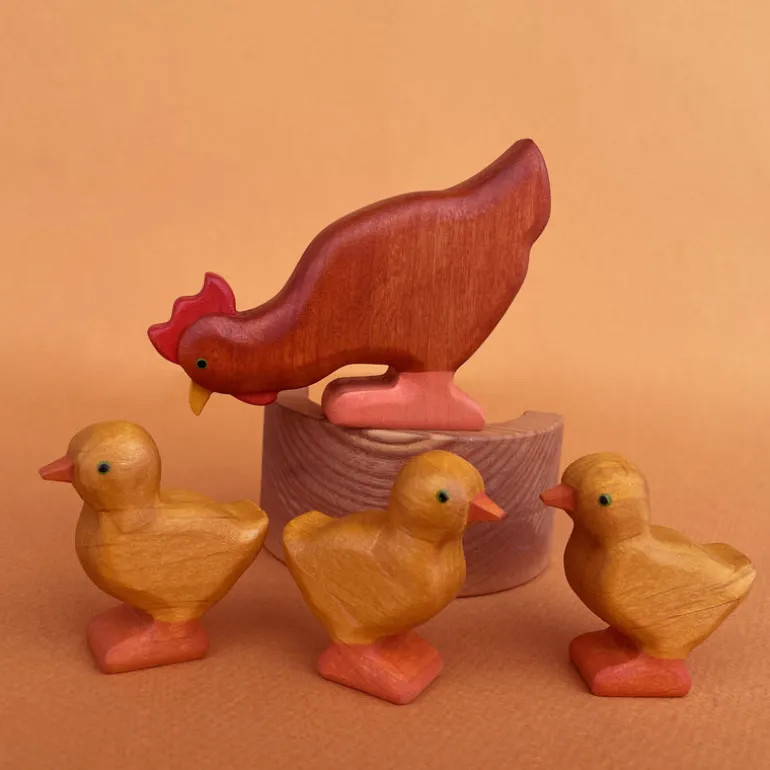 Wooden Chicken - Eating