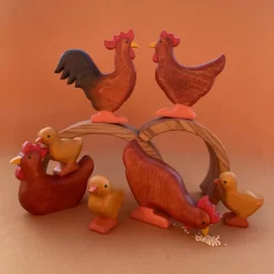 Wooden Chicks - Set of 3