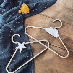 Wooden Clothes Hanger - Star
