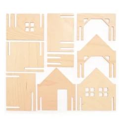 Wooden Cottage - Small Set