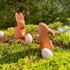 Wooden Curious Rabbit