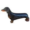 Wooden Dachshund Dog - Black & Tan