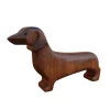 Wooden Dachshund Dog - Brown
