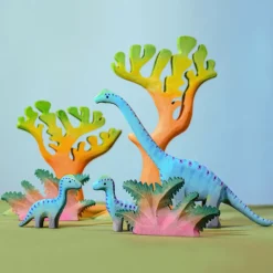 Wooden Dinosaur Trees - Set of 2