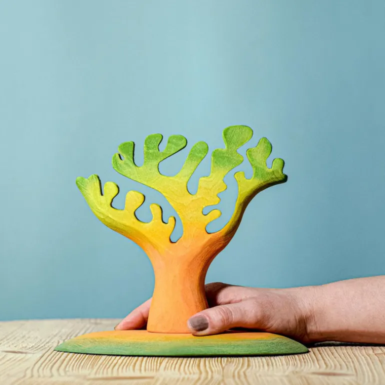 Wooden Dinosaur Trees - Set of 2