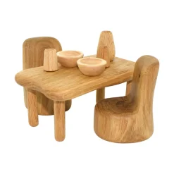 Wooden Doll House Furniture Set