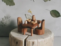 Wooden Doll House Furniture Set