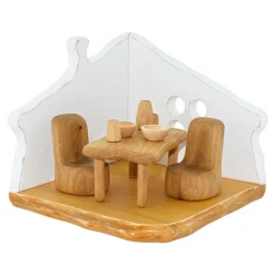 Wooden Doll House Furniture Set