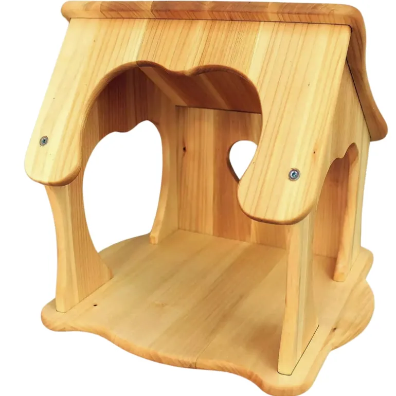 Wooden Dollhouse - Tulip Heart