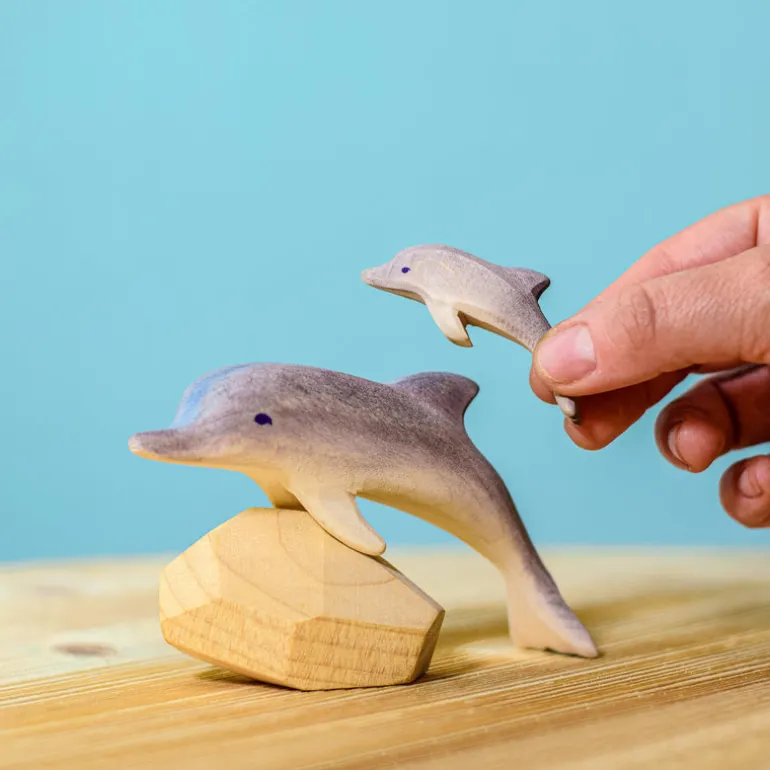 Wooden Dolphin - Calf