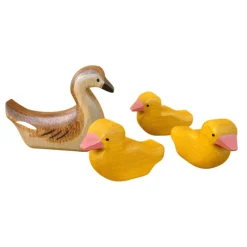 Wooden Duck & 3 Ducklings