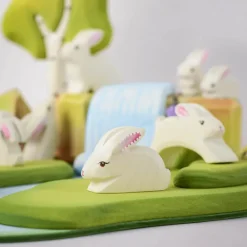 Wooden Easter Rabbit - Perching