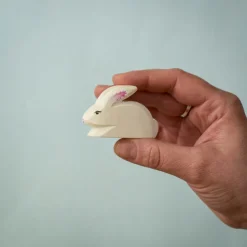 Wooden Easter Rabbit - Perching