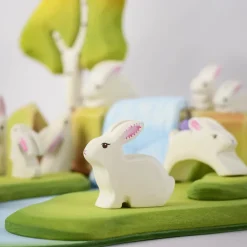 Wooden Easter Rabbit - Sitting