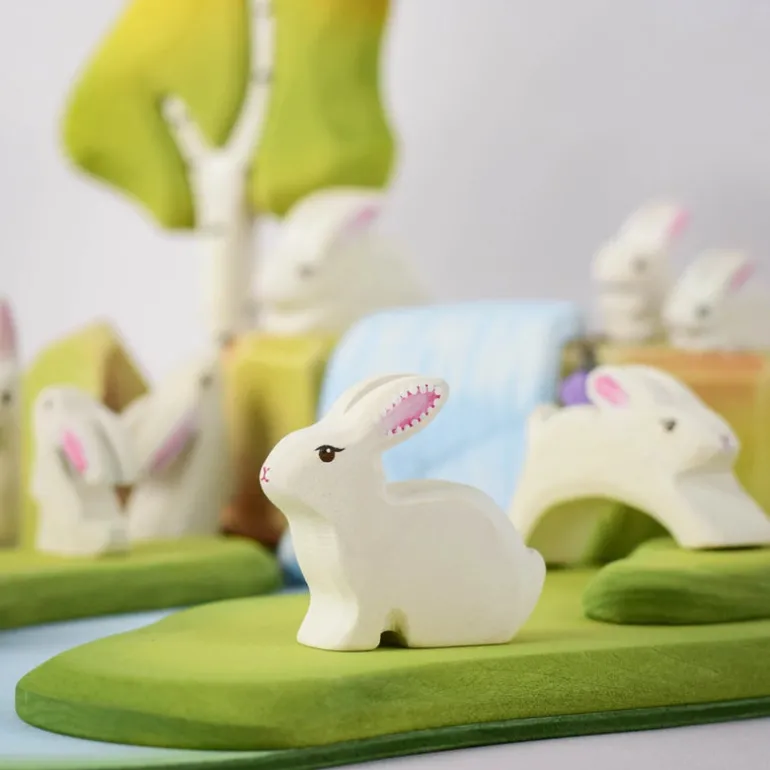 Wooden Easter Rabbit - Sitting