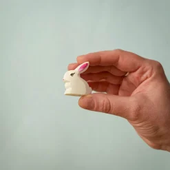 Wooden Easter Rabbit Baby - Sitting