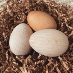 Wooden Egg With Cup Set