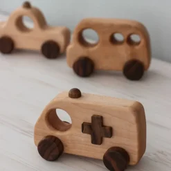 Wooden Emergency & Construction Vehicle Set