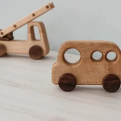 Wooden Emergency & Construction Vehicle Set