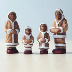 Wooden Eskimo Girl