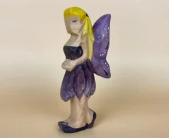 Wooden Fairy Flying - Purple